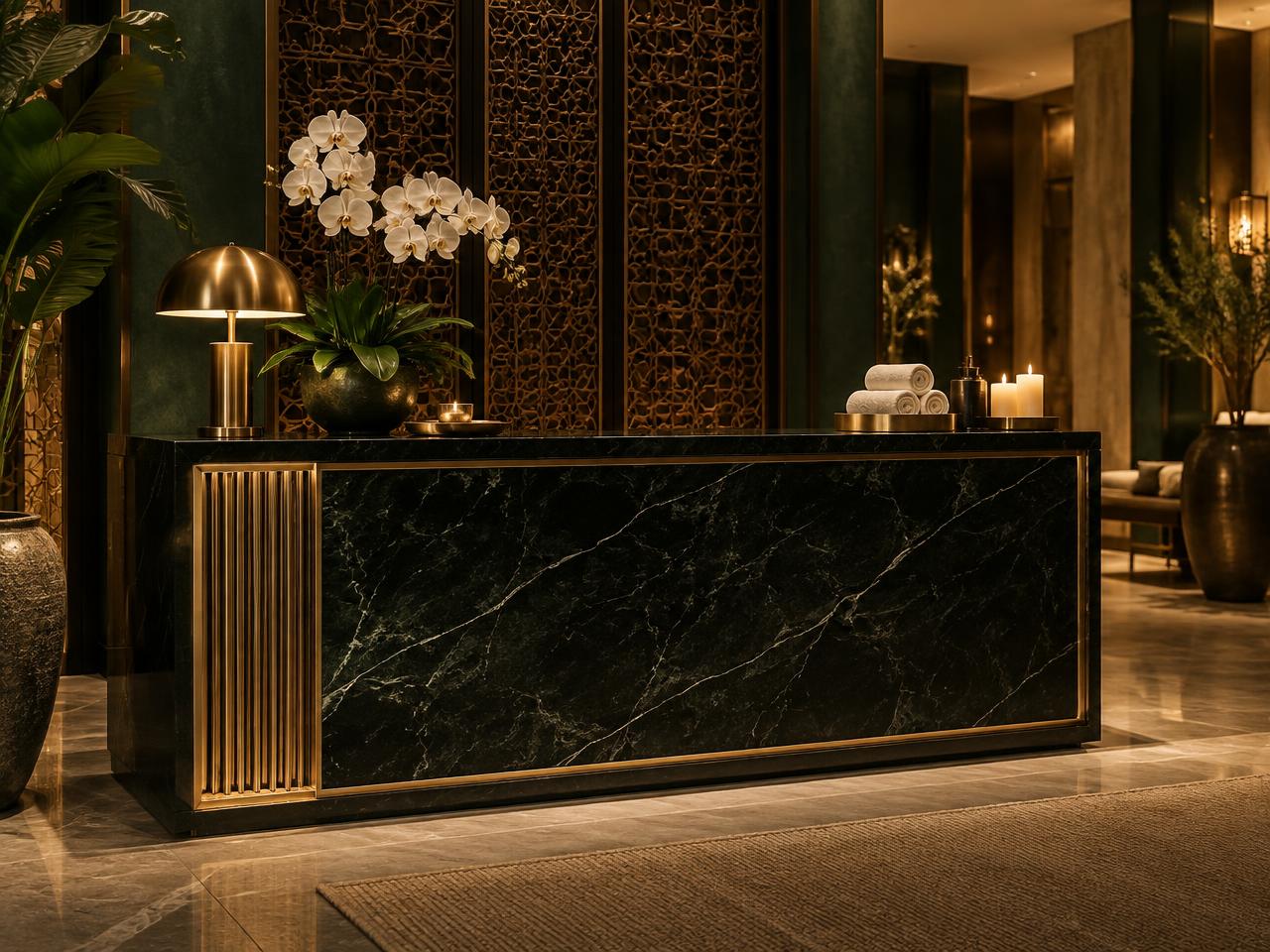 Spa reception at Signature Saloon & Spa, Bhubaneswar