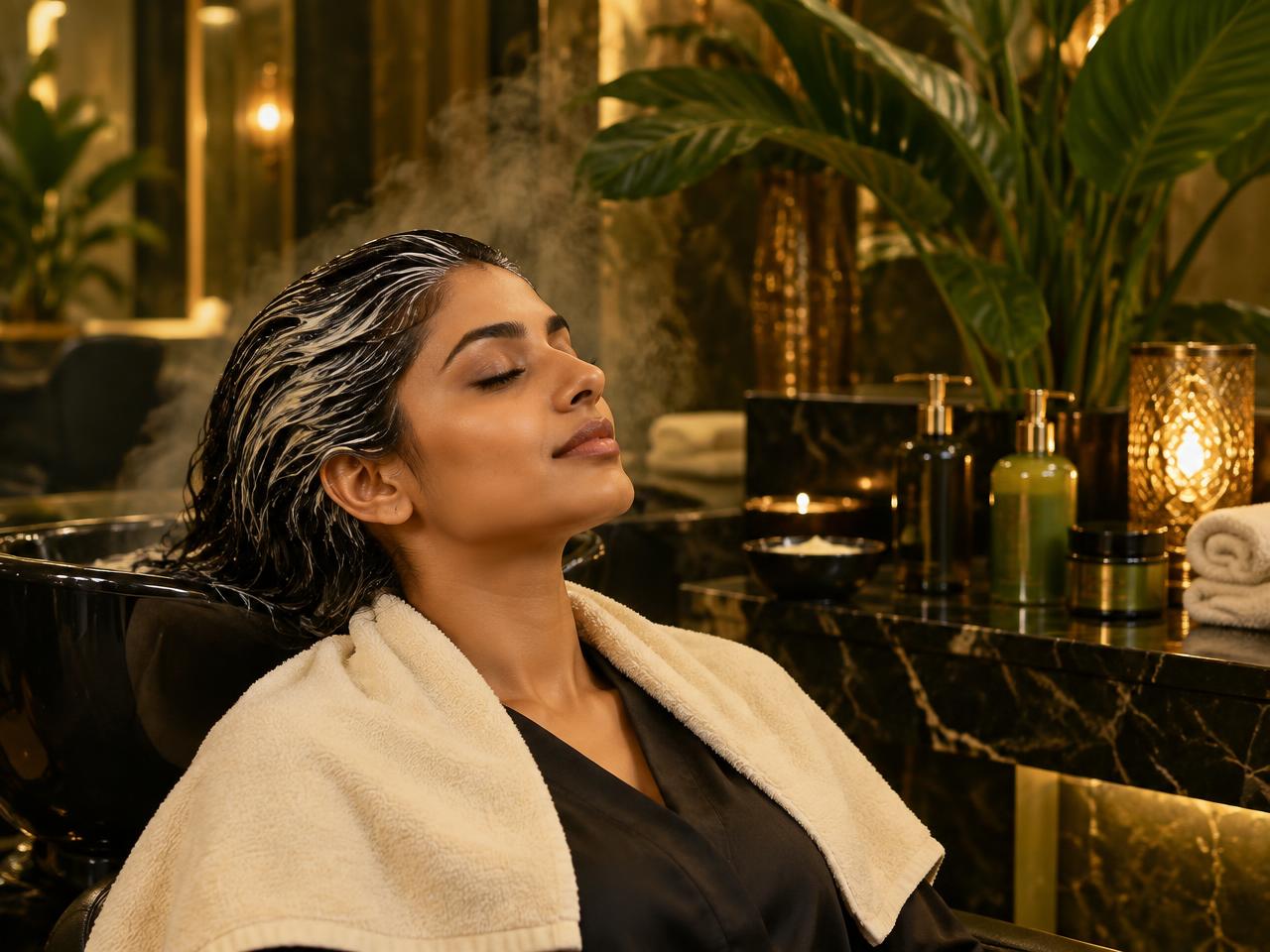 Hair Spa at Signature Saloon & Spa