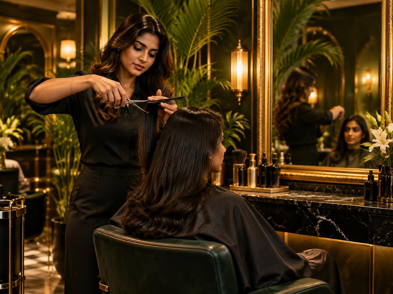 Haircut & Styling at Signature Saloon & Spa