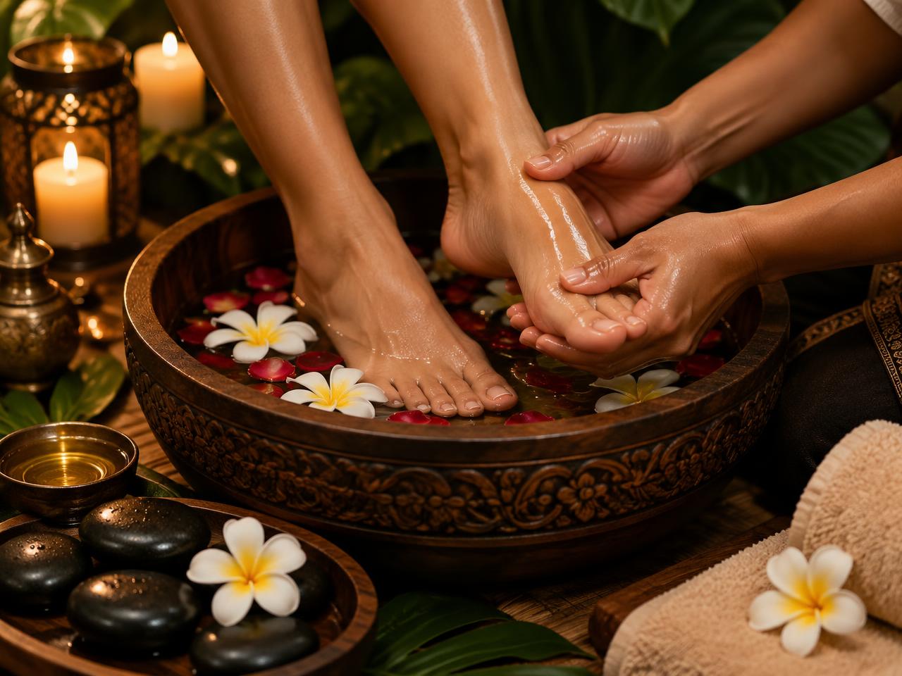 Head & Foot Massage at Signature Saloon & Spa